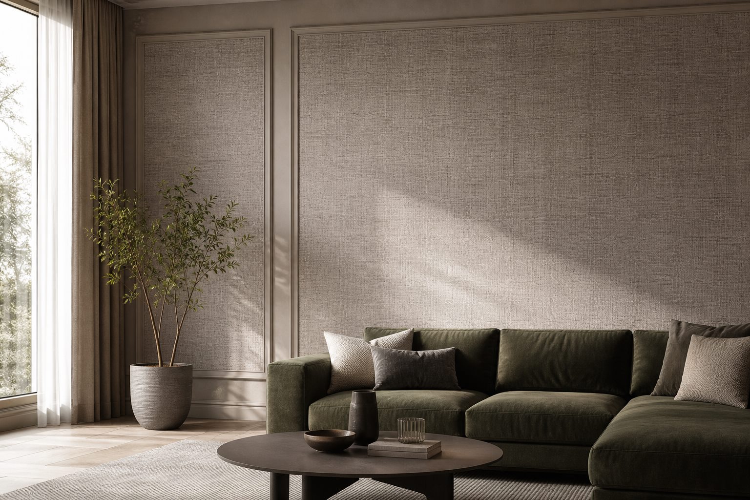 Wall Sense dekoratif salon duvar uygulamasi